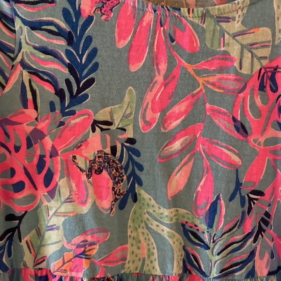 Girls Lilly Pulitzer long sleeve cotton dress - Picture 3 of 3